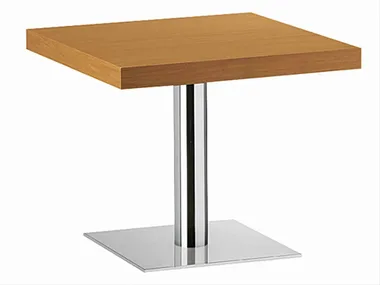 XT 479BT - Square steel and wood table _ Et al.